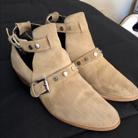 Rebecca Minkoff Shoes - REBECCA MINKOFF ankle strap booties.🔥🔥FINAL$$